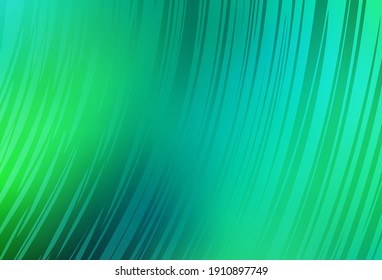 Light Green vector blurred bright template. New colored illustration in blur style with gradient. New style for your business design.