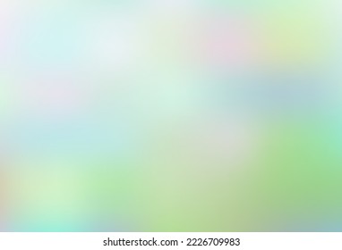 Light Green vector blurred bright background. Colorful abstract illustration with gradient. Elegant cover for a brand book.