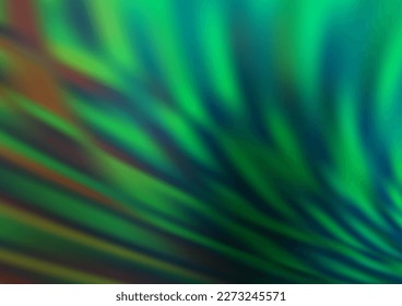 Light Green vector blurred bright background. Colorful illustration in abstract style with gradient. The blurred design can be used for your web site.