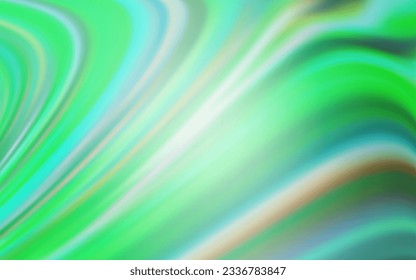 Light Green vector blurred bright template. A completely new colored illustration in blur style. New style design for your brand book.