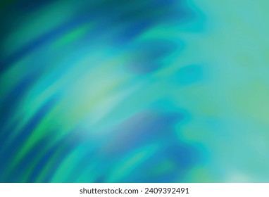 Light Green vector blurred bright pattern. Colorful illustration in abstract style with gradient. New style for your business design.