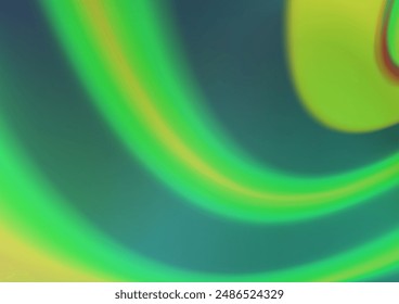 Light Green vector blurred bright template. Creative illustration in halftone style with gradient. The template for backgrounds of cell phones.
