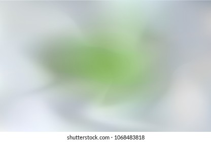 Light Green vector blurred and colored background. A completely new color illustration in a vague style. The completely new template can be used for your brand book.