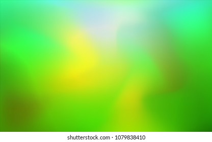 Light Green vector blurred and colored pattern. An elegant bright illustration with gradient. The best blurred design for your business.