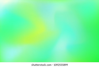 Light Green vector blurred and colored pattern. Creative illustration in halftone style with gradient. The blurred design can be used for your web site.