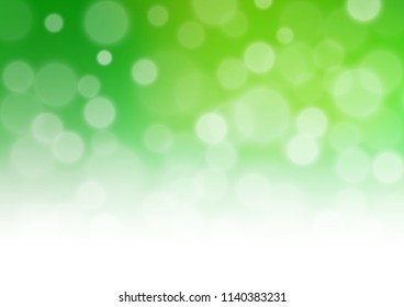 Light Green vector blurred and colored background. Creative illustration in halftone style with gradient. The template for backgrounds of cell phones.