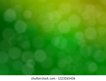 Light Green vector blurred and colored template. Colorful illustration in blurry style with gradient. A new texture for your design.