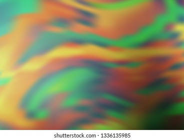 Light Green vector blurred and colored template. Colorful abstract illustration with gradient. A completely new template for your design.