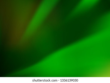 Light Green vector blurred and colored background. Colorful abstract illustration with gradient. A completely new template for your design.