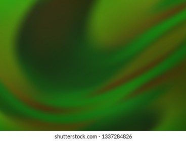 Light Green vector blurred and colored template. Glitter abstract illustration with an elegant design. A new texture for your design.