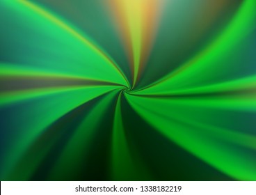 Light Green vector blurred and colored template. A completely new color illustration in a bokeh style. Brand new design for your business.