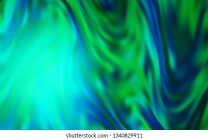 Light Green vector blurred and colored pattern. Creative illustration in halftone style with gradient. New design for your business.