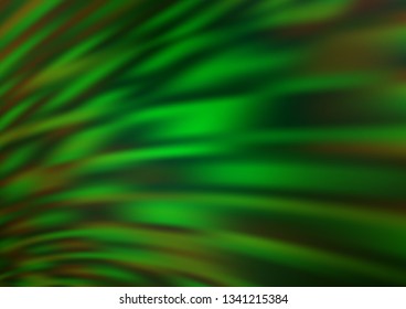 Light Green vector blurred and colored background. Glitter abstract illustration with an elegant design. Brand new style for your business design.