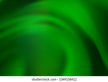 Light Green vector blurred and colored template. An elegant bright illustration with gradient. The template can be used for your brand book.