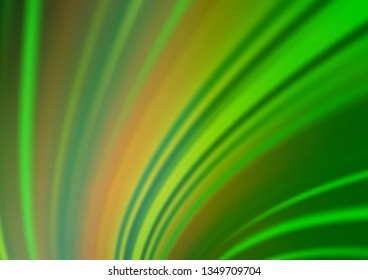 Light Green vector blurred and colored background. Colorful illustration in blurry style with gradient. A new texture for your design.