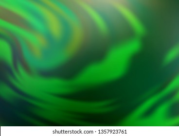 Light Green vector blurred and colored template. Colorful illustration in abstract style with gradient. Brand new style for your business design.