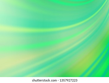 Light Green vector blurred and colored template. An elegant bright illustration with gradient. A new texture for your design.