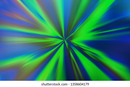 Light Green vector blurred and colored pattern. A completely new colored illustration in blur style. Blurred design for your web site.