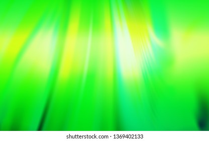 Light Green vector blurred and colored pattern. Creative illustration in halftone style with gradient. Background for designs.