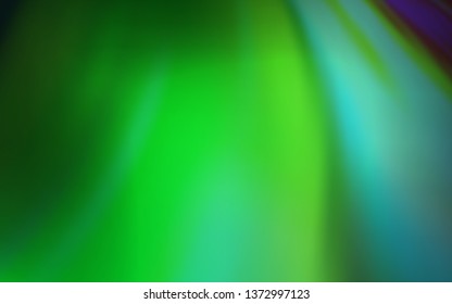 Light Green vector blurred and colored pattern. Colorful illustration in abstract style with gradient. Smart design for your work.