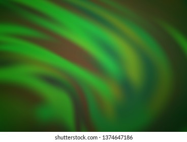 Light Green vector blurred and colored template. A vague abstract illustration with gradient. Brand new design for your business.