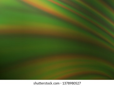 Light Green vector blurred and colored background. Colorful abstract illustration with gradient. A completely new template for your design.