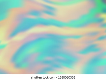 Light Green vector blurred and colored background. Colorful abstract illustration with gradient. A completely new design for your business.