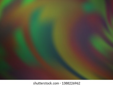 Light Green vector blurred and colored template. A vague abstract illustration with gradient. The elegant pattern for brand book.