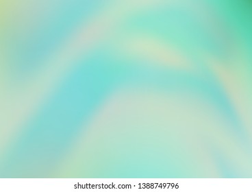 Light Green vector blurred and colored template. A completely new color illustration in a bokeh style. The best blurred design for your business.
