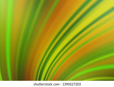 Light Green vector blurred and colored background. Creative illustration in halftone style with gradient. A completely new design for your business.