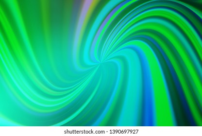 Light Green vector blurred and colored pattern. Colorful abstract illustration with gradient. New style design for your brand book.