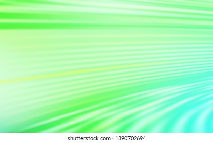 Light Green vector blurred and colored pattern. An elegant bright illustration with gradient. New way of your design.
