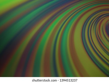 Light Green vector blurred and colored template. Shining colorful illustration in a Brand new style. The template for backgrounds of cell phones.