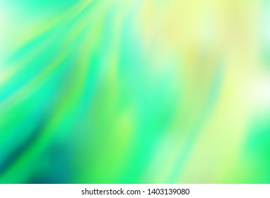 Light Green vector blurred and colored pattern. A completely new colored illustration in blur style. New way of your design.