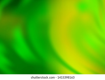 Light Green vector blurred and colored template. Colorful abstract illustration with gradient. Brand new style for your business design.