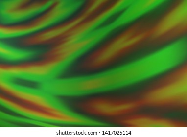 Light Green vector blurred and colored pattern. A completely new colored illustration in blur style. Completely new design for your business.