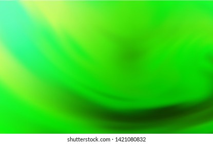 Light Green vector blurred and colored pattern. Modern abstract illustration with gradient. New style design for your brand book.