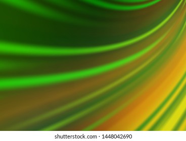 Light Green vector blurred and colored background. Colorful abstract illustration with gradient. The blurred design can be used for your web site.