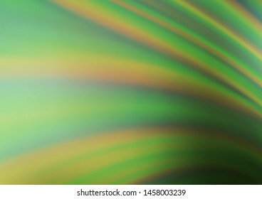 Light Green vector blurred and colored template. Colorful illustration in blurry style with gradient. A new texture for your design.