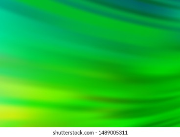 Light Green vector blurred and colored template. Colorful abstract illustration with gradient. The template for backgrounds of cell phones.