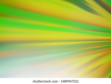 Light Green vector blurred and colored template. A vague abstract illustration with gradient. The blurred design can be used for your web site.