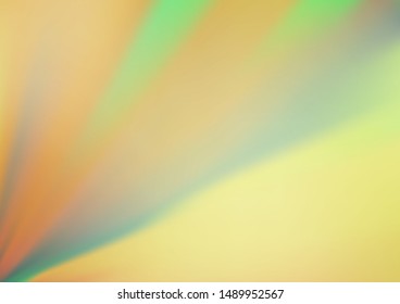 Light Green vector blurred and colored template. A vague abstract illustration with gradient. The background for your creative designs.