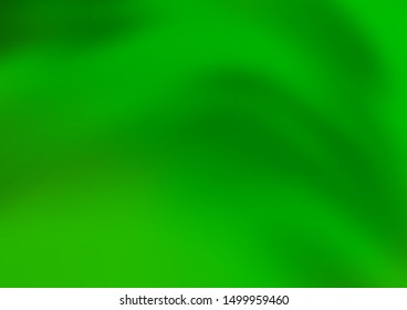Light Green vector blurred and colored background. Modern geometrical abstract illustration with gradient. Brand new design for your business.
