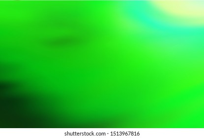 Light Green vector blurred and colored pattern. Abstract colorful illustration with gradient. New style design for your brand book.