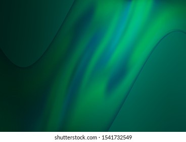 Light Green vector blurred and colored background. A completely new color illustration in a bokeh style. A completely new design for your business.