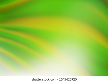 Light Green vector blurred and colored template. Colorful illustration in blurry style with gradient. A completely new design for your business.