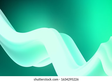 Light Green vector blurred and colored pattern. Abstract colorful illustration with gradient. Elegant background for a brand book.