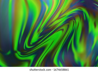 Light Green vector blurred and colored pattern. Colorful illustration in abstract style with gradient. New style design for your brand book.