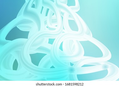 Light Green vector blurred and colored pattern. Glitter abstract illustration with gradient design. Completely new design for your business.