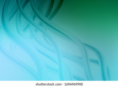 Light Green vector blurred and colored pattern. Shining colorful illustration in smart style. New style design for your brand book.